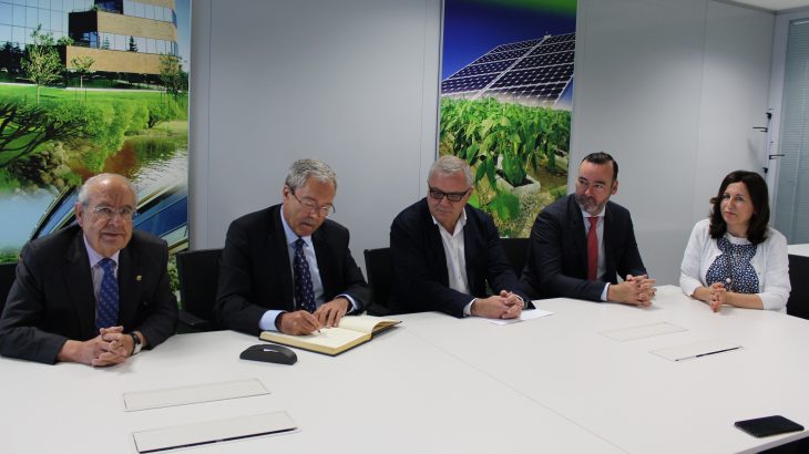 Rogelio Velasco, visitó el Parque Científico Tecnológico de Almería (PITA)